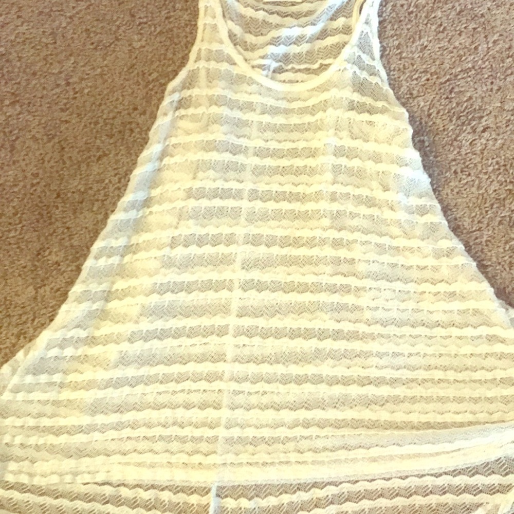 Sheer tank top